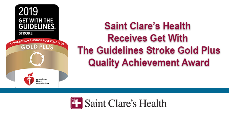American-Heart-Association-Award-recognizes-Saint-Clare-s-Health-commitment-to-quality-stroke-care