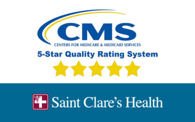 Saint Clare’s Achieves Highest Five-Star Rating from CMS Federal Agency Rates Hospital Among Top Nine Percent in Nation and One of Only Two Hospitals in New Jersey