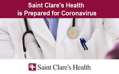 Saint Clare’s Health is Prepared for Coronavirus